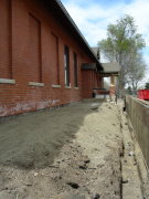 Prep work for new patio