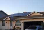 Solar panels on House
